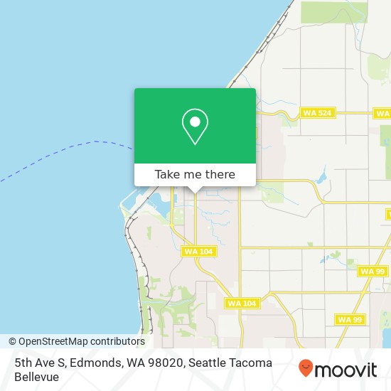 5th Ave S, Edmonds, WA 98020 map