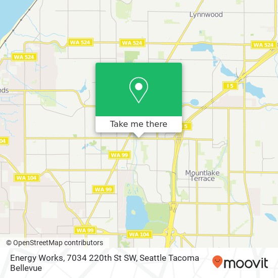 Mapa de Energy Works, 7034 220th St SW