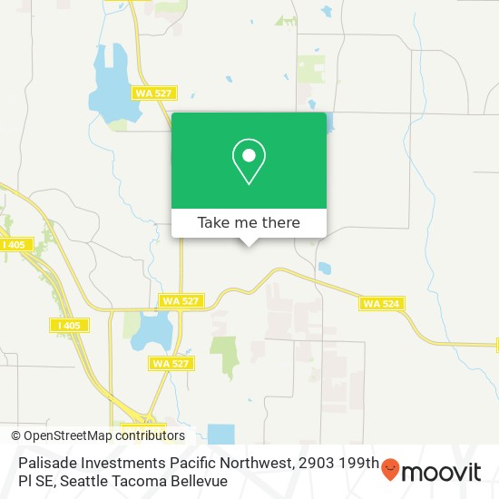 Mapa de Palisade Investments Pacific Northwest, 2903 199th Pl SE