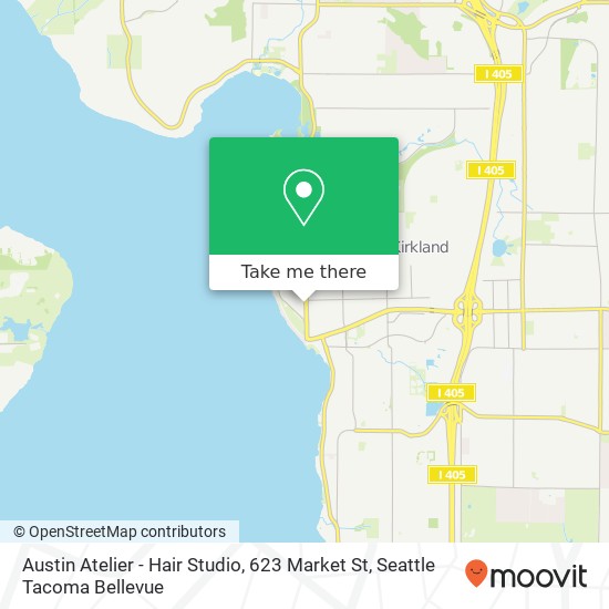 Mapa de Austin Atelier - Hair Studio, 623 Market St