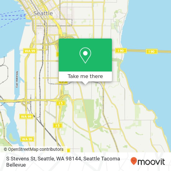 Mapa de S Stevens St, Seattle, WA 98144