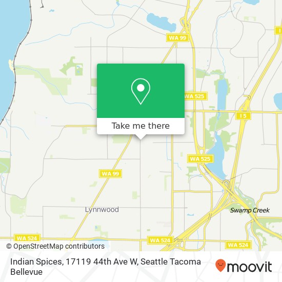 Mapa de Indian Spices, 17119 44th Ave W