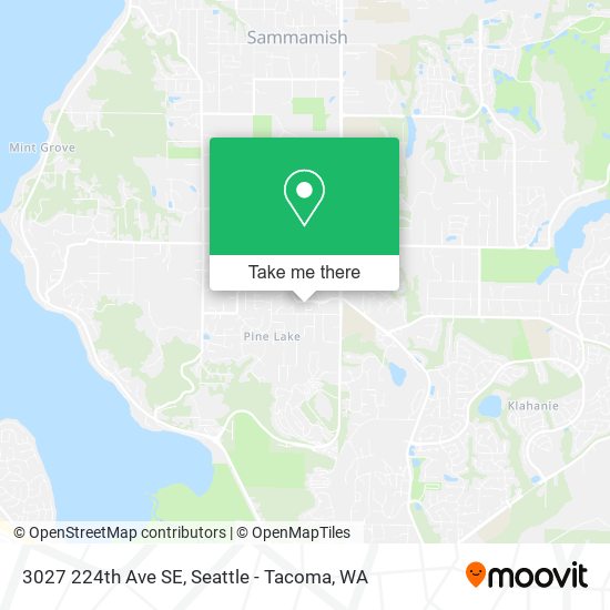 Mapa de 3027 224th Ave SE