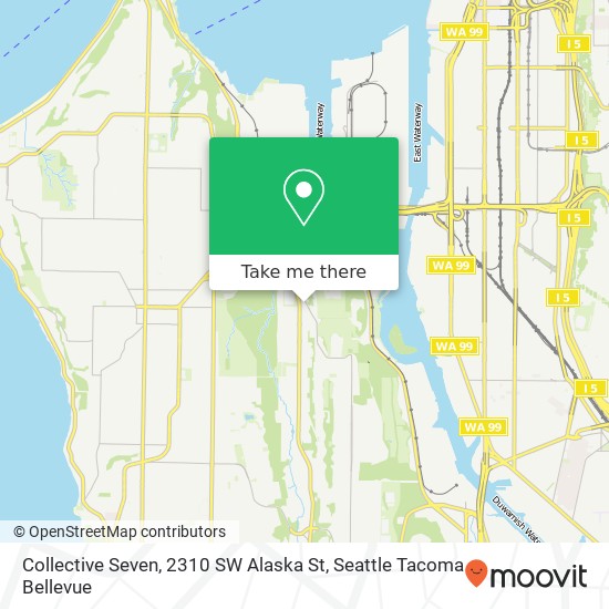 Collective Seven, 2310 SW Alaska St map