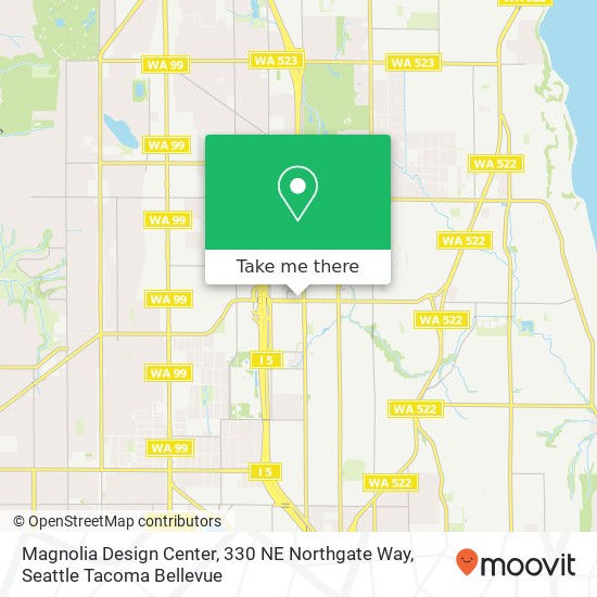 Magnolia Design Center, 330 NE Northgate Way map