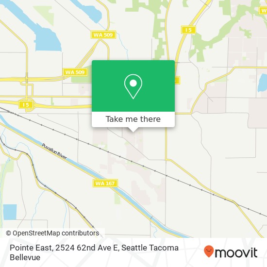 Pointe East, 2524 62nd Ave E map