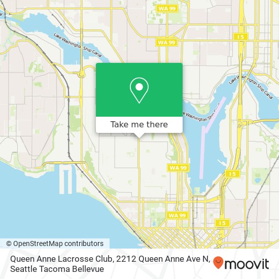 Queen Anne Lacrosse Club, 2212 Queen Anne Ave N map