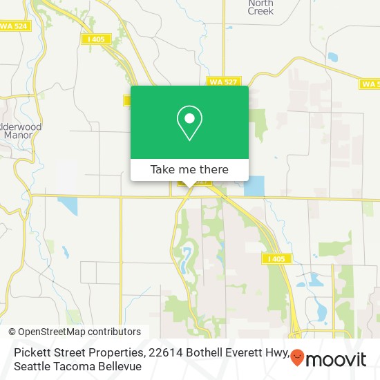 Pickett Street Properties, 22614 Bothell Everett Hwy map