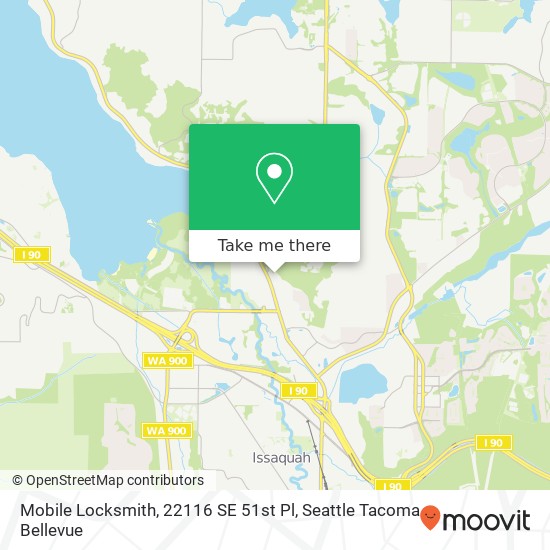 Mapa de Mobile Locksmith, 22116 SE 51st Pl