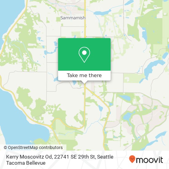 Mapa de Kerry Moscovitz Od, 22741 SE 29th St