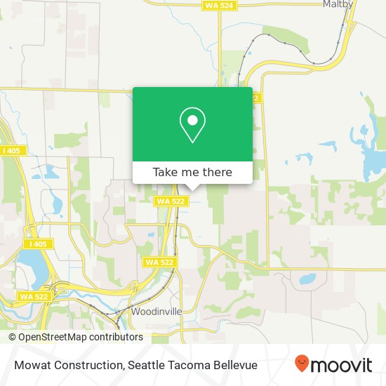 Mowat Construction map