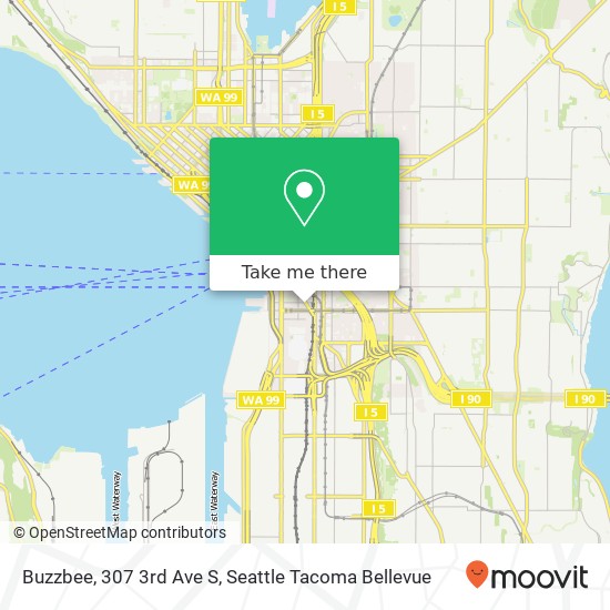 Mapa de Buzzbee, 307 3rd Ave S