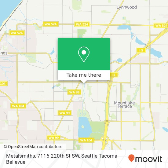 Mapa de Metalsmiths, 7116 220th St SW