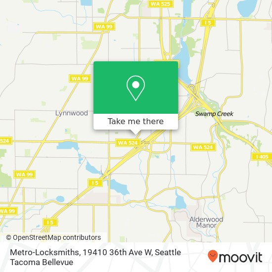 Metro-Locksmiths, 19410 36th Ave W map