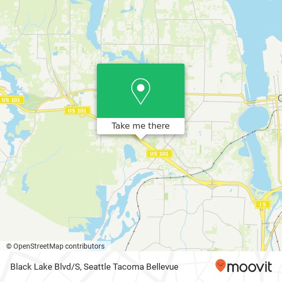 Black Lake Blvd/S map