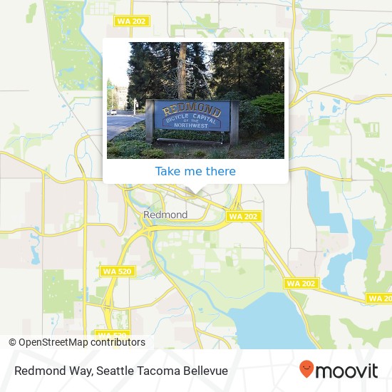 Mapa de Redmond Way, Redmond, WA 98052