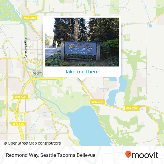Redmond Way, Redmond, WA 98052 map
