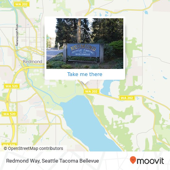 Redmond Way, Redmond, WA 98052 map