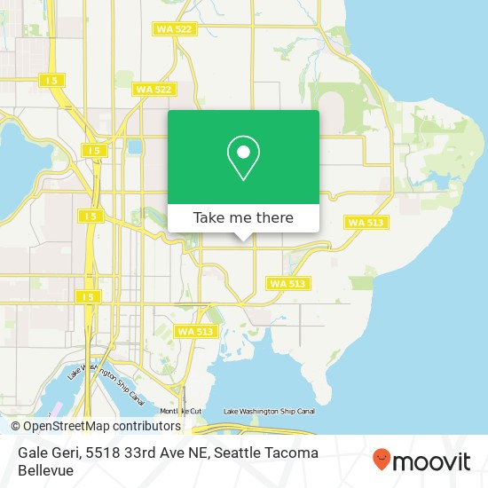 Gale Geri, 5518 33rd Ave NE map