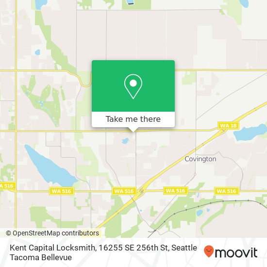 Kent Capital Locksmith, 16255 SE 256th St map