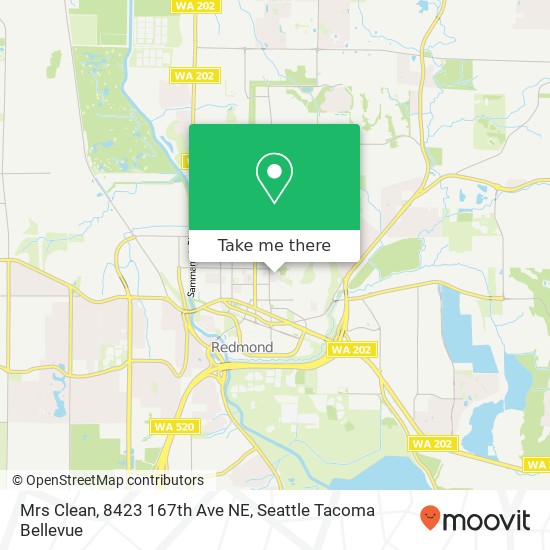 Mrs Clean, 8423 167th Ave NE map