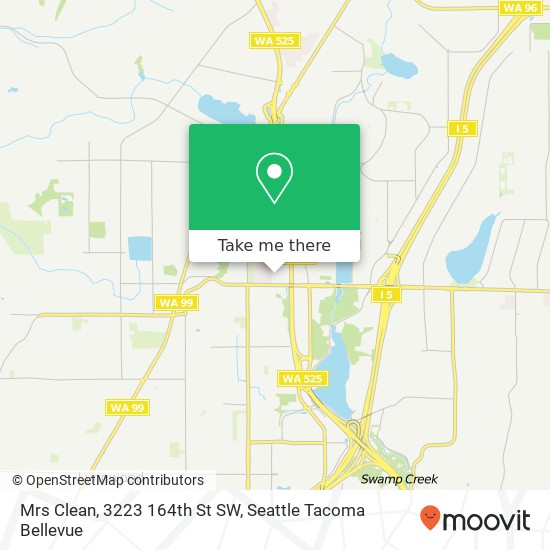 Mapa de Mrs Clean, 3223 164th St SW