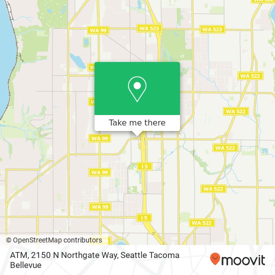 ATM, 2150 N Northgate Way map
