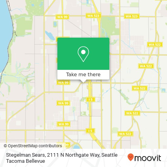 Stegelman Sears, 2111 N Northgate Way map