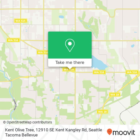 Mapa de Kent Olive Tree, 12910 SE Kent Kangley Rd