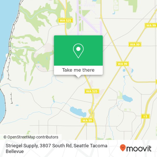 Mapa de Striegel Supply, 3807 South Rd