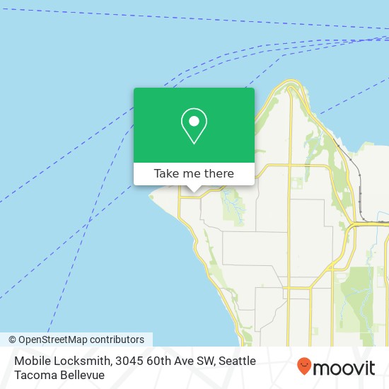 Mapa de Mobile Locksmith, 3045 60th Ave SW