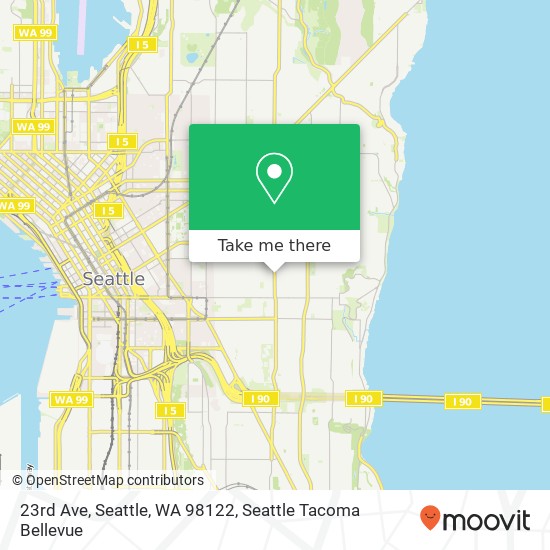 Mapa de 23rd Ave, Seattle, WA 98122