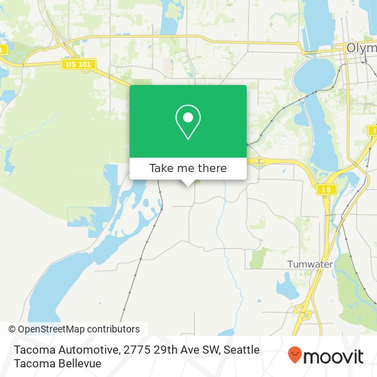 Mapa de Tacoma Automotive, 2775 29th Ave SW