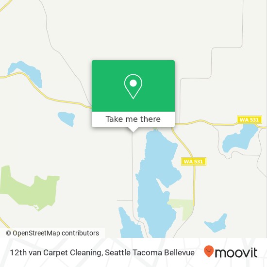 Mapa de 12th van Carpet Cleaning, 17311 W Lake Goodwin Rd