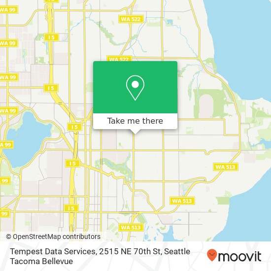 Tempest Data Services, 2515 NE 70th St map