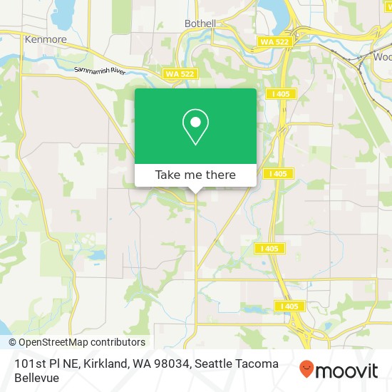 101st Pl NE, Kirkland, WA 98034 map