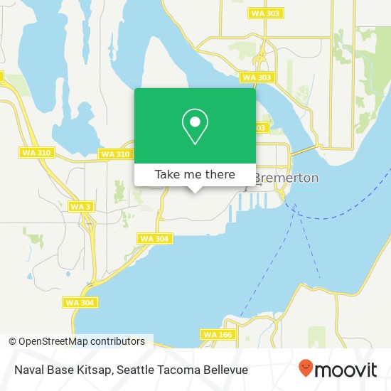 Naval Base Kitsap map