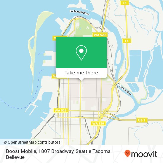 Boost Mobile, 1807 Broadway map