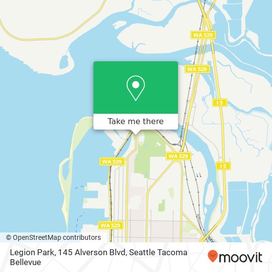 Mapa de Legion Park, 145 Alverson Blvd