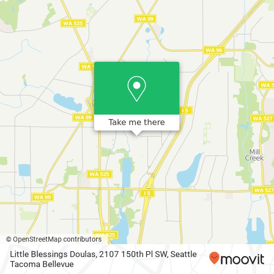 Little Blessings Doulas, 2107 150th Pl SW map