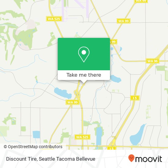 Mapa de Discount Tire, 13722 Highway 99