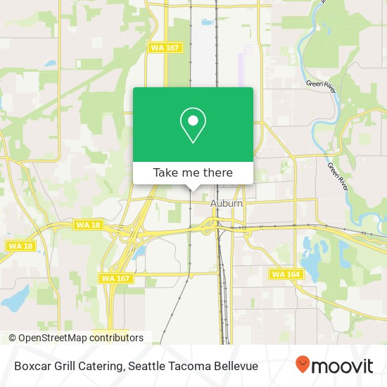 Boxcar Grill Catering map