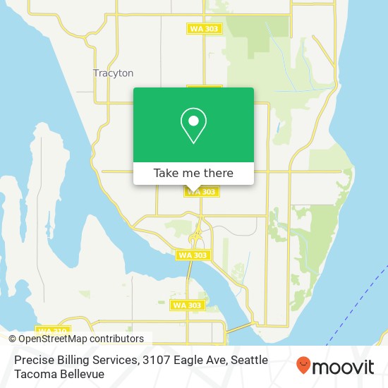 Mapa de Precise Billing Services, 3107 Eagle Ave