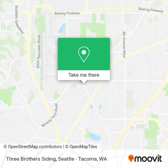 Mapa de Three Brothers Siding