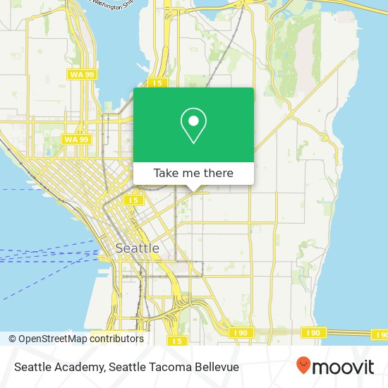 Mapa de Seattle Academy, 1201 E Union St