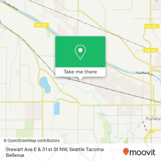 Stewart Ave E & 31st St NW map