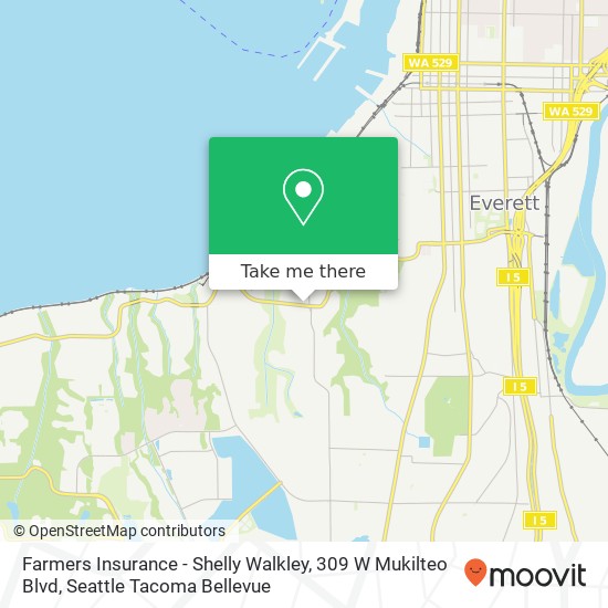 Farmers Insurance - Shelly Walkley, 309 W Mukilteo Blvd map