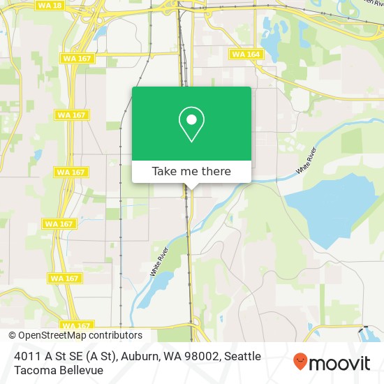 Mapa de 4011 A St SE (A St), Auburn, WA 98002