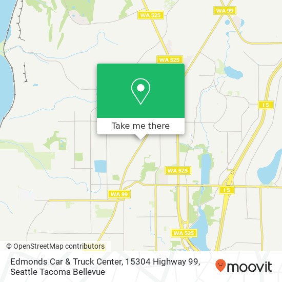 Edmonds Car & Truck Center, 15304 Highway 99 map