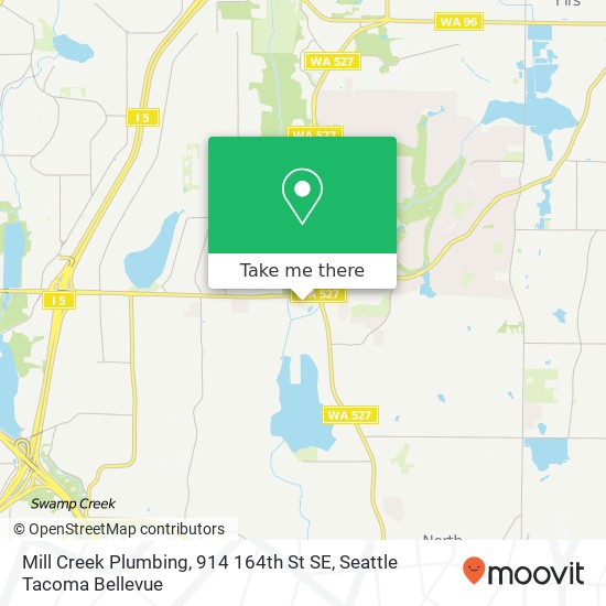 Mapa de Mill Creek Plumbing, 914 164th St SE